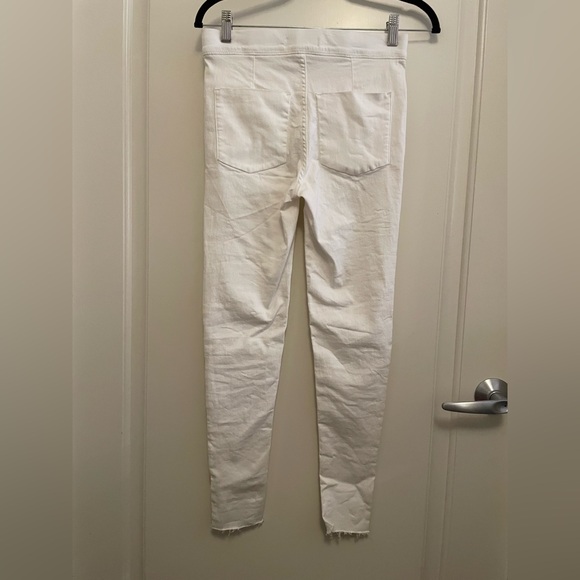 Free people stretch skinny jeans white denim 25 - Picture 2 of 4